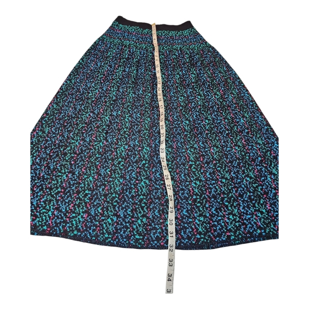 Brenda French Hand Loomed Midi Skirt Size 2 – Rayon – Retro - Vintage - Picture 6 of 12